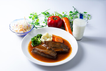 美味しそうなビーフステーキ