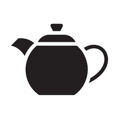 Teapot , Tea solid icon.