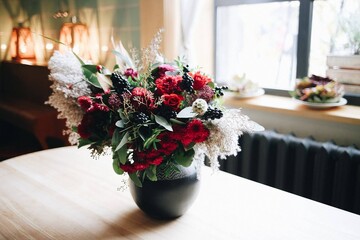 wedding bouquet in a vase