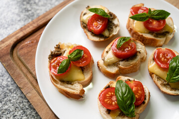 Mediterranean style fingerfood concept