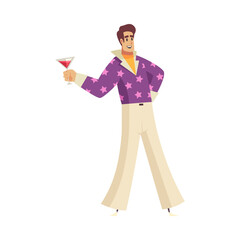 Cocktail Male Dancer Composition