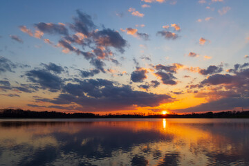 Rezabinec pond, Southern Bohemia, Czech Republic