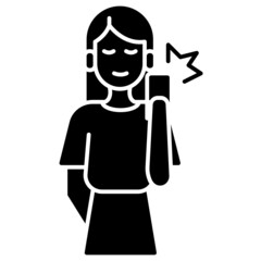 Take pictures solid icon