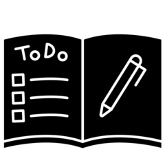 Todo list solid icon