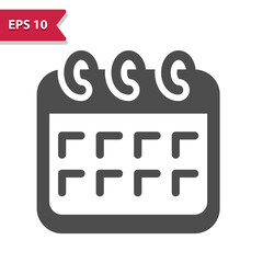 Calendar Icon. Calendar Page, Schedule