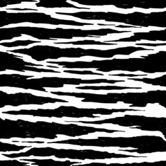 Tiger stripes seamless pattern. Symbol of the year 2022. Animal skin. Wrapping paper, fashion fabrics, prints.