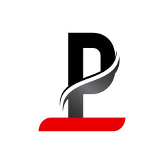 Initial P Letter Logo Design And Creative Modern Business Typography Vector Template.