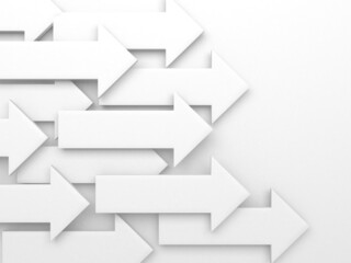 Arrows business concept. Minimalistic design