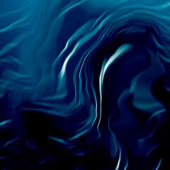 Abstract blue background, beautiful lines and blur
