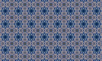 Islamic pattern. Seamless geometric line background in arabian style. Tribal ethnic ornament, arabic, indian decor.