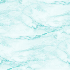 White marble with turquoise veins. Polished surface. Best background for luxury wallpaper design. Seamless tile texture. 