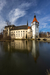 Fototapeta premium Blatna castle near Strakonice, Southern Bohemia, Czech Republic