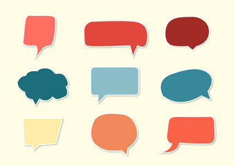 Text box for quotes bright lines, vector, template, 