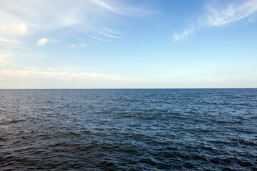 summer time on the baltic cold sea in sunny weather - obrazy, fototapety, plakaty