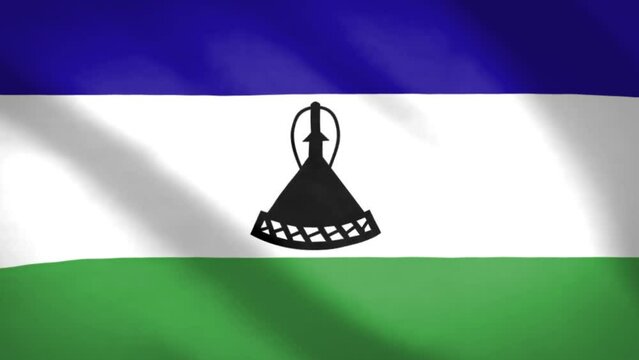 Lesotho  Flag