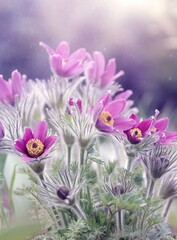 Wiosenne Kwiaty- Pulsatilla vulgaris