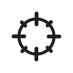 Target icon. goal icon vector. target marketing icon vector.eps