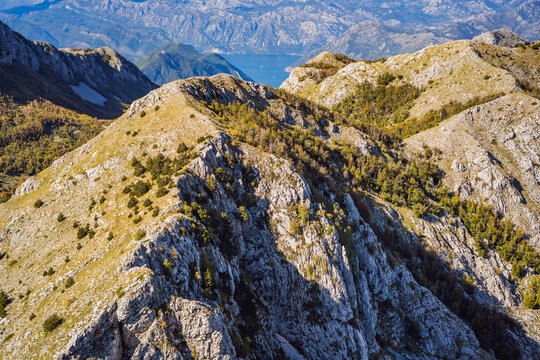 Summer mountain landscape at national park Lovcen, Montenegro. Sunny summer day