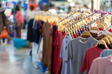 Clothes for sale at market