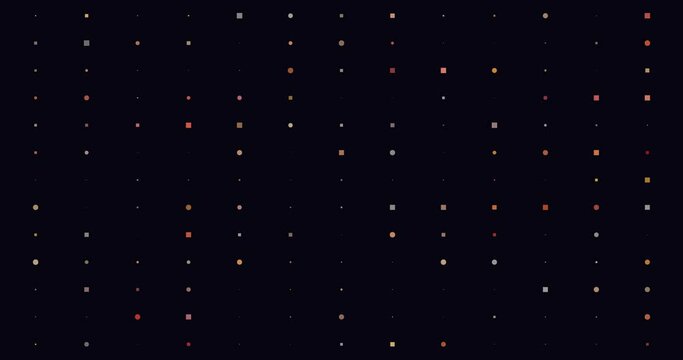 Geometric pattern background in loop. Simple minimal abstract background with geometric elements