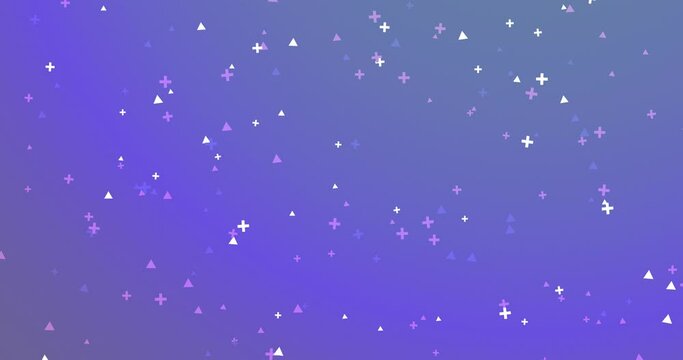 Geometric pattern background in loop. Simple minimal abstract background with geometric elements