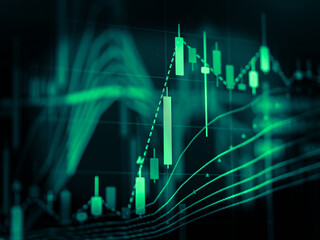 Business graph background: Analysis business accounting on info sheets. Businessman hand working on analyzing investment charts for Gold market, Forex market and Crude oil trading market.	
