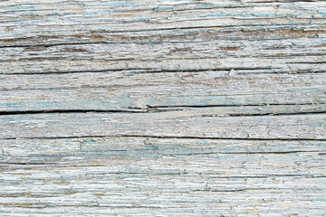 Blue faded painted wooden texture, background and wallpaper. Horizontal composition