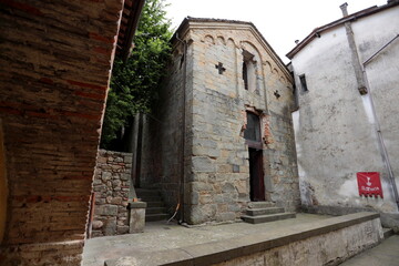 Fototapeta na wymiar The ancient church of San Michelino in Pescia, Tuscany, Italy.