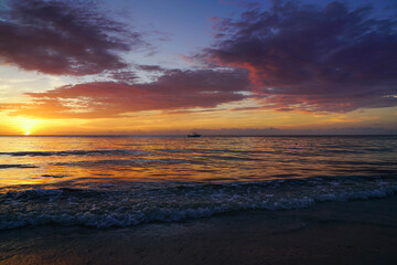 Fototapeta na wymiar Jamaica Sunset