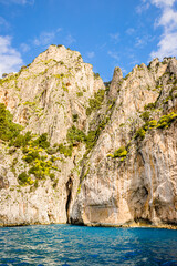 Fototapeta na wymiar Tour de l'ile de Capri