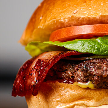 Hamburguesa con tocineta