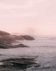 nature with sea sun and sky