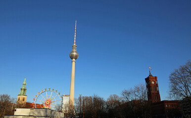 Three towers - TV Tower - Berlin, Germany