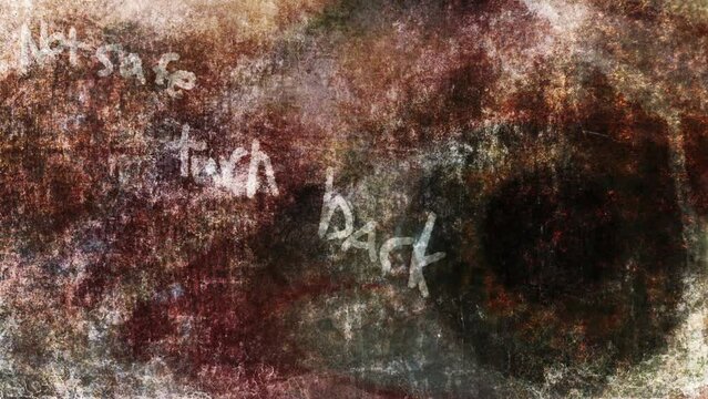 Horror eye grunge graffiti creepy weird non looping twenty second background