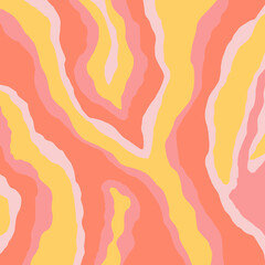 Cool Groovy Liquid Background Vector Design. Trendy Y2k Backdrop Textute. Funky Retro Wallpaper.