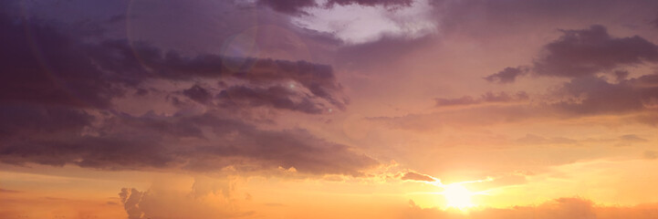 Fototapeta premium cloud at sunset background