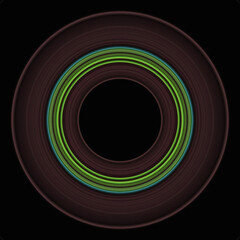 seamless circle pattern creative ornamental design dark background