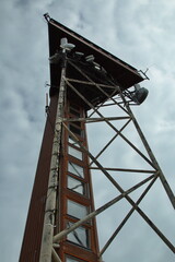 Lookout tower on the hill Korab an Kdyne,Klatovy district,West Bohemia,Czech Republic,Europe,Central Europe
