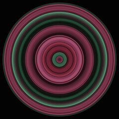 seamless pink circle pattern creative ornamental design dark background	