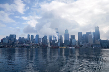 Fototapeta na wymiar Seattle Skyline - Washington