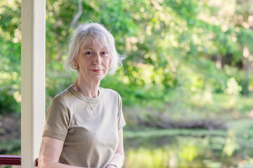 senior woman portrait