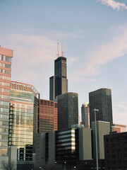 Fototapeta na wymiar Chicago Sears Tower. 2020