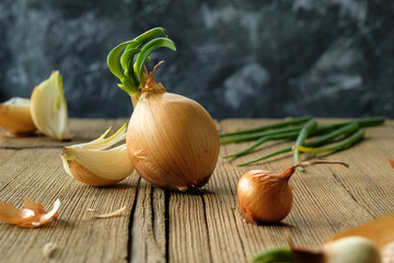 onions and garlic