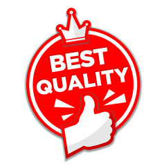 best quality round sticker