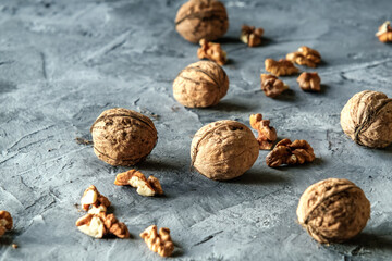 walnuts and nutcracker