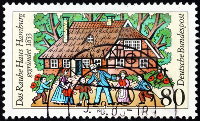 Postage stamp Germany 1983 Rauhe Haus Orphanage