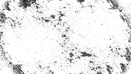 Uneven black and white texture vector. Distressed overlay texture. Grunge background. Abstract textured effect. Vector Illustration. Black isolated on white background. EPS10.