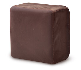 Square chocolate candy hand made