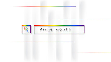 Pride Month Banner Pride Month Background On Pride Month Colorful Rainbow Concept LGBT 