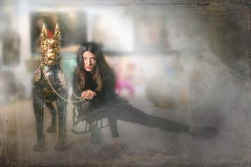 Beautiful girl  in Fine Art Style 